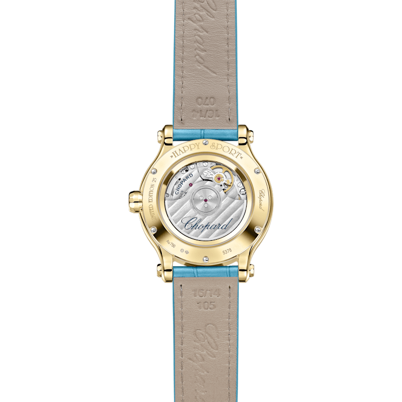 Chopard Happy Sport Women Diamond Watch  Back view