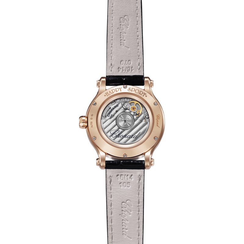 Chopard Happy Sport Women diamond watch BACK
