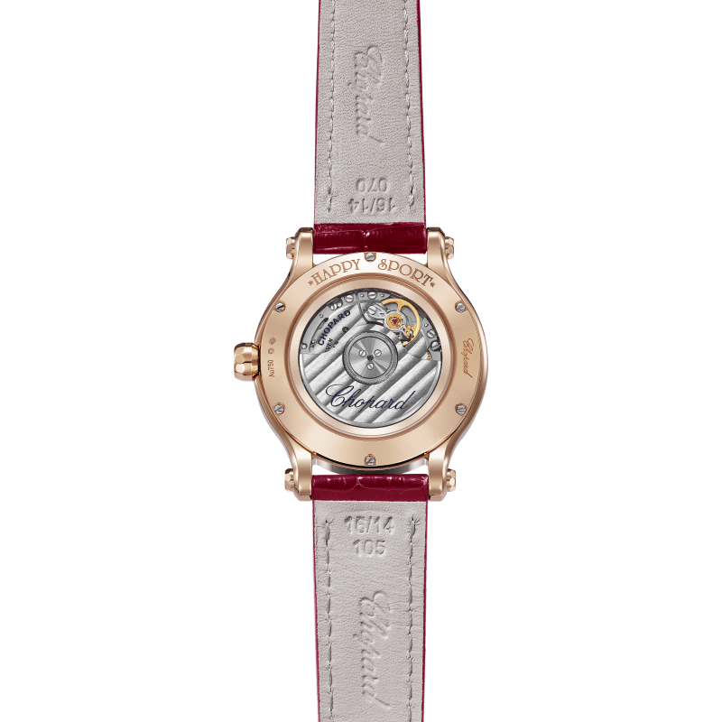 Chopard Happy Sport Women diamond watch BACK
