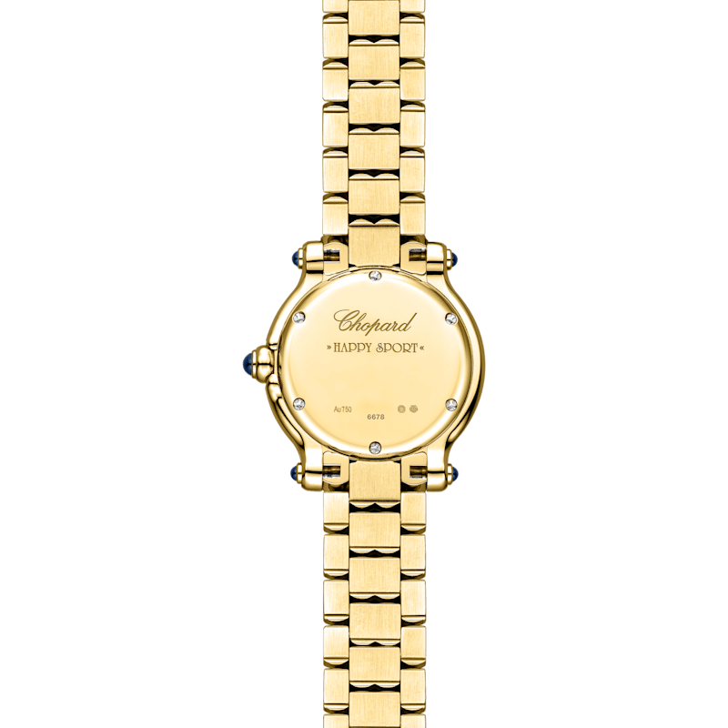 Chopard Happy Sport Women Diamond Watch  Back view