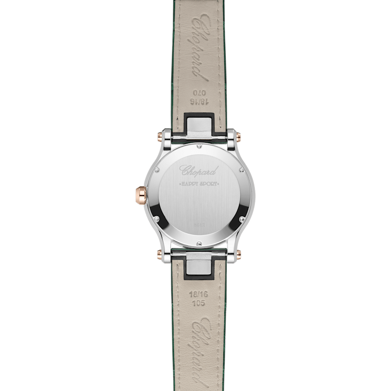 Chopard Happy Sport Damen Diamant Uhr  R&uuml;ckansicht