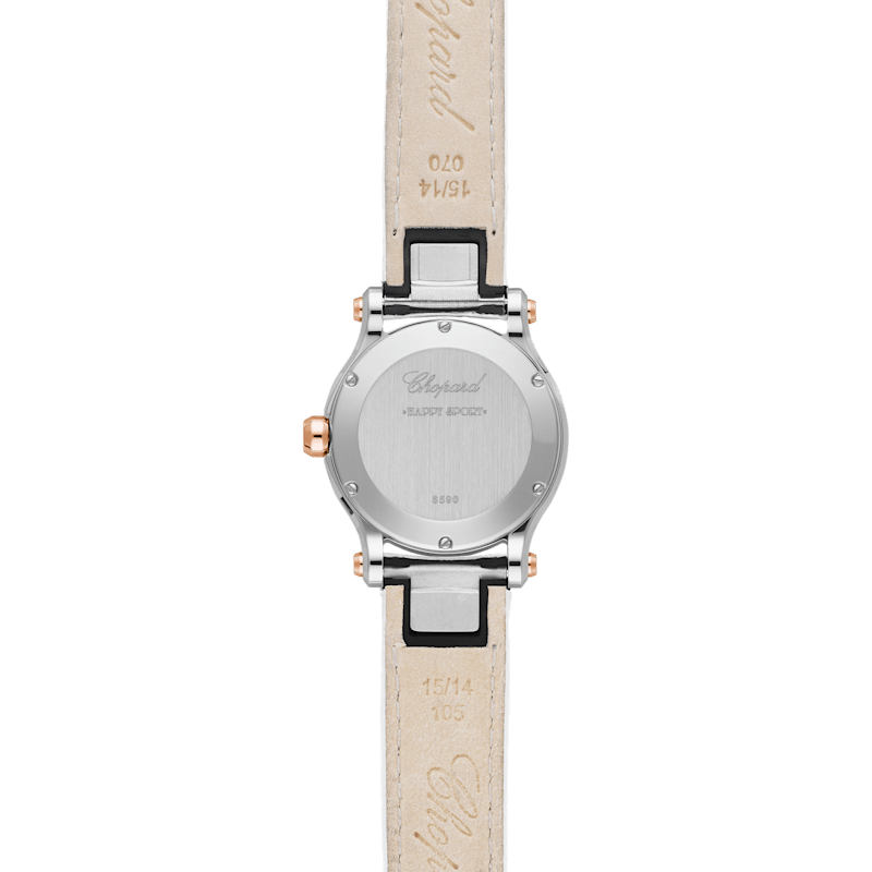 Chopard Happy Sport Damen Diamant Uhr  R&uuml;ckansicht