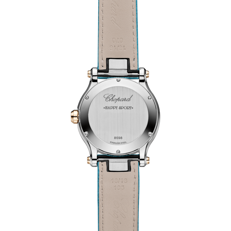 Chopard Happy Sport Women Diamond Watch  Back view