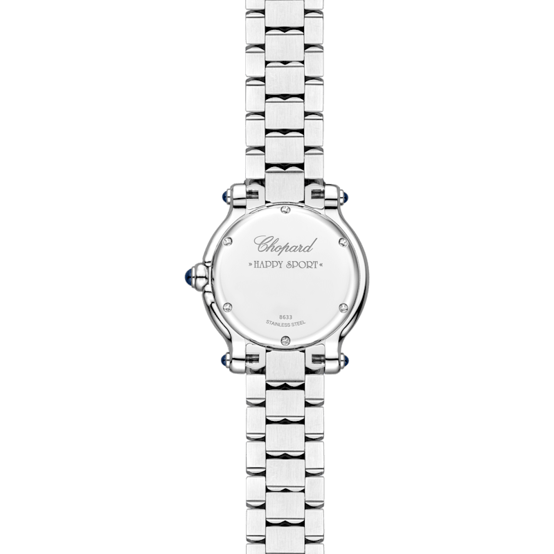 Chopard Happy Sport Women Diamond Watch  Back view