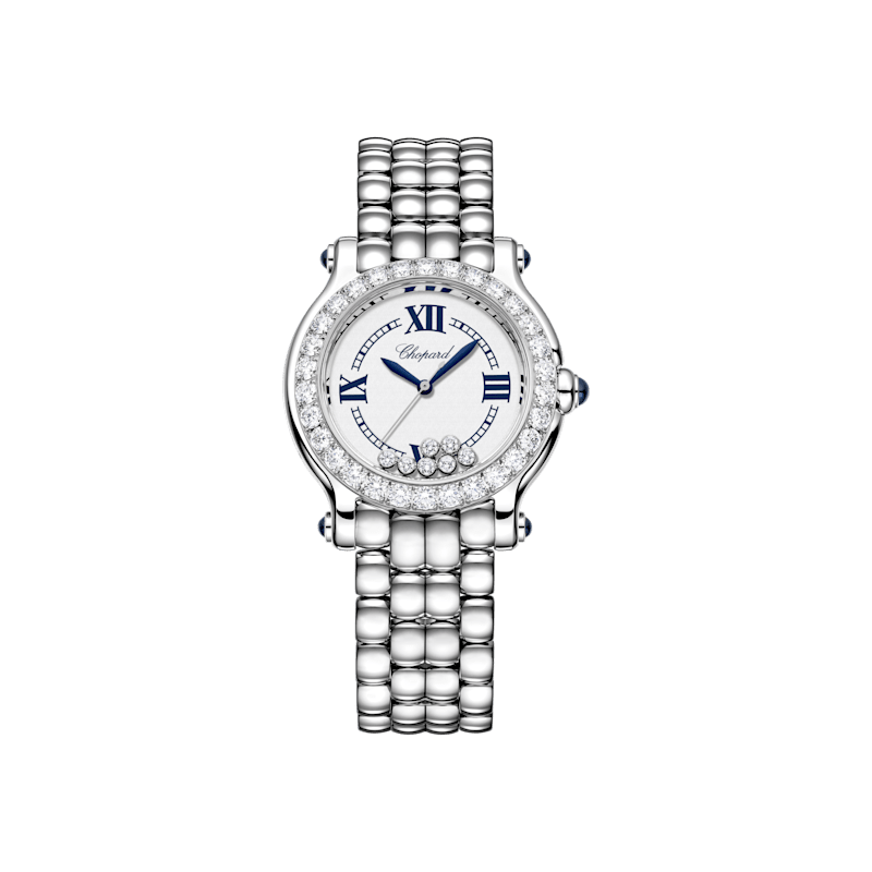 Chopard Happy Sport Unisex Diamond Watch Front view
