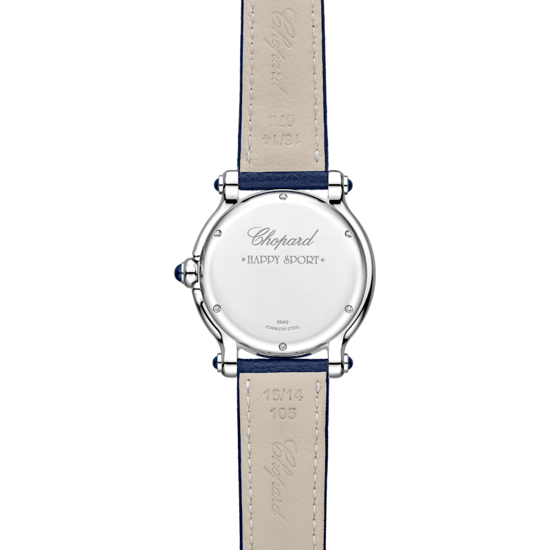Chopard Happy Sport Unisex Diamond Watch  Back view