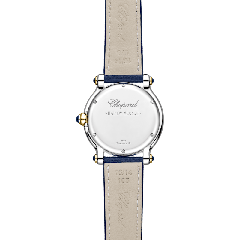 Chopard Happy Sport Unisex Diamond Watch  Back view