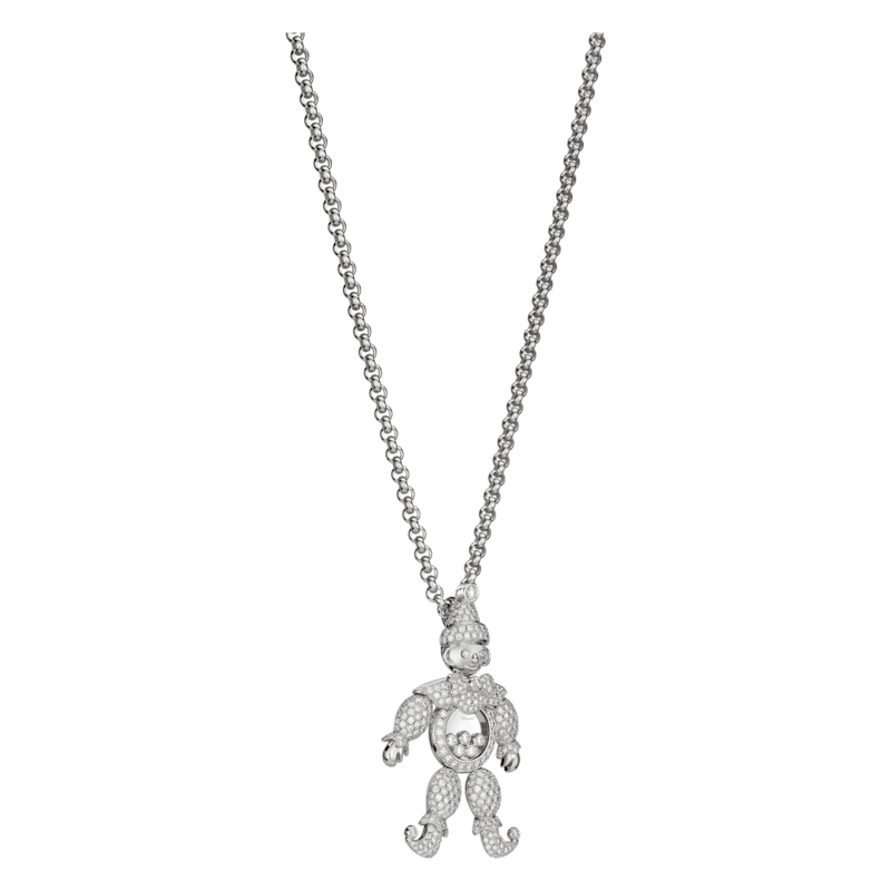 Chopard - Diamond Pendant HAPPY CLOWN 792246-1001  3/4 view
