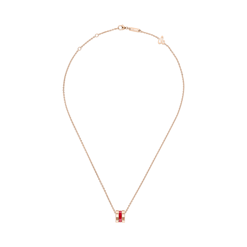 Chopard  吊坠 Ice Cube Red HyCeram&reg; 吊坠 797005-9001 side view