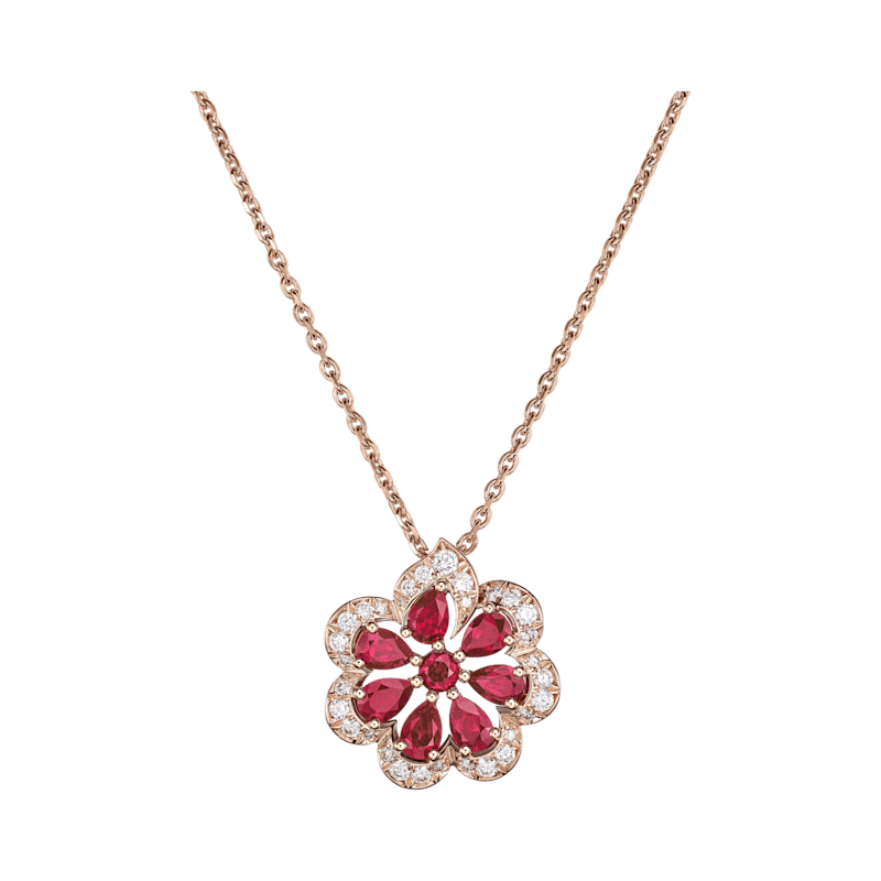 Chopard - Pendentif Diamant Precious Lace Mini-Frou-Frou 798347-5003 Vue de face