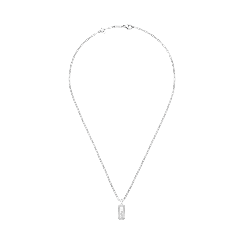 Chopard - Ciondolo Diamanti Happy Diamonds Icons 79A201-1201   Vista chiusa e curva