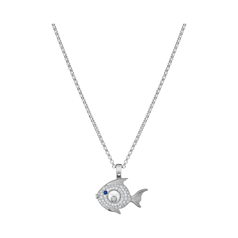 Chopard - Diamond Pendant Happy Diamonds Fish 79A205-1201 front view