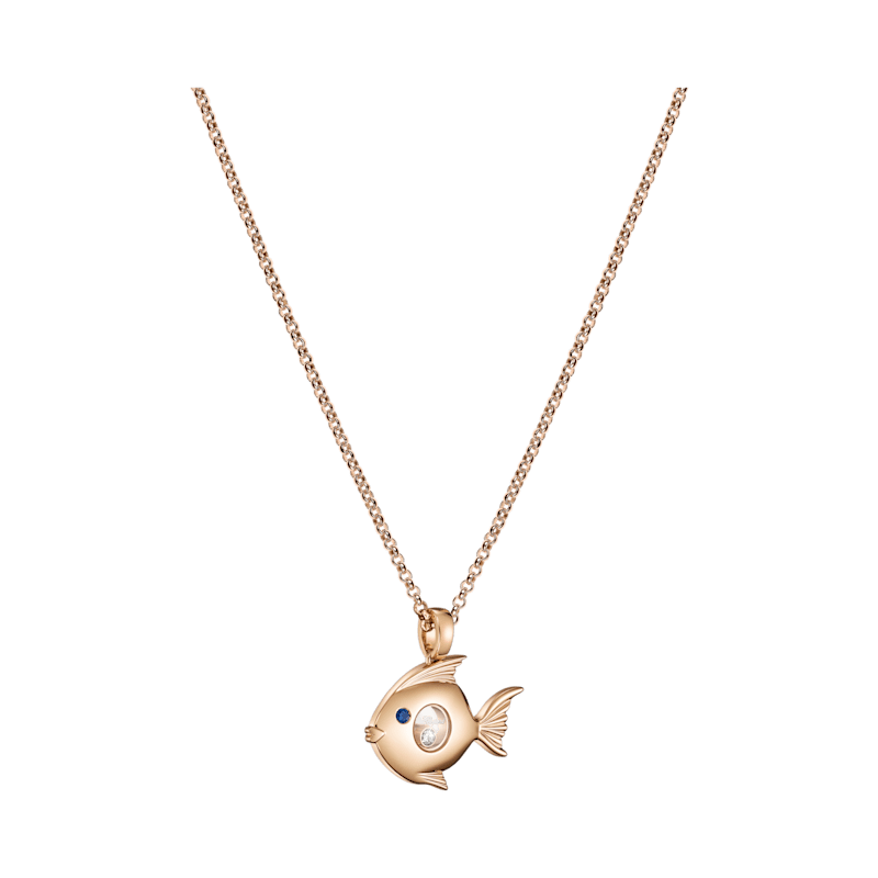 Chopard - Diamond Pendant Happy Diamonds Fish 79A205-5001  3/4 view