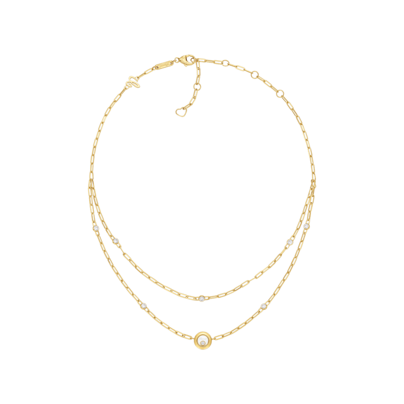 Chopard  necklace Happy Diamonds Icons 81A017-0020 3/4 view