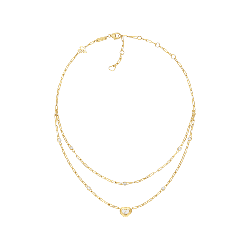 Chopard Diamond necklace Happy Diamonds Icons 81A054-0020 3/4 view