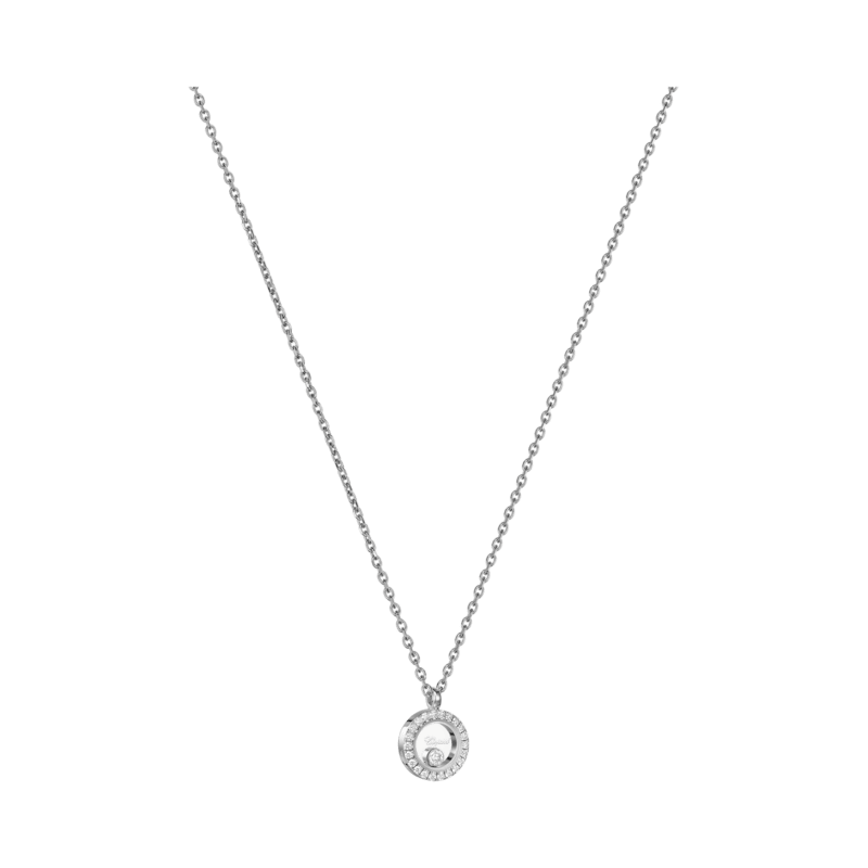 Chopard - Diamond Necklace Happy Diamonds Icons 81A191-1201  3/4 view
