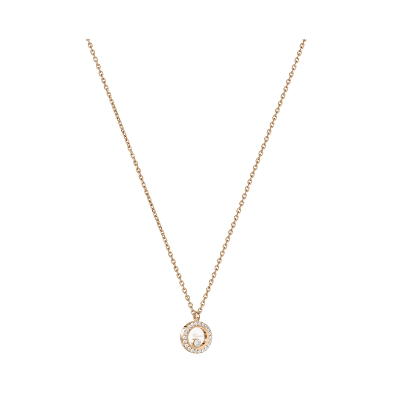 Chopard - Diamond Necklace Happy Diamonds Icons 81A191-5201  3/4 view