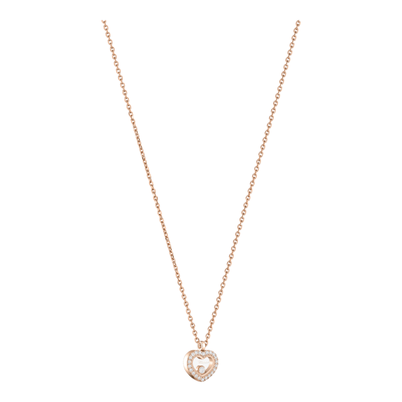 Chopard - Diamond Necklace Happy Diamonds Icons 81A192-5201  3/4 view