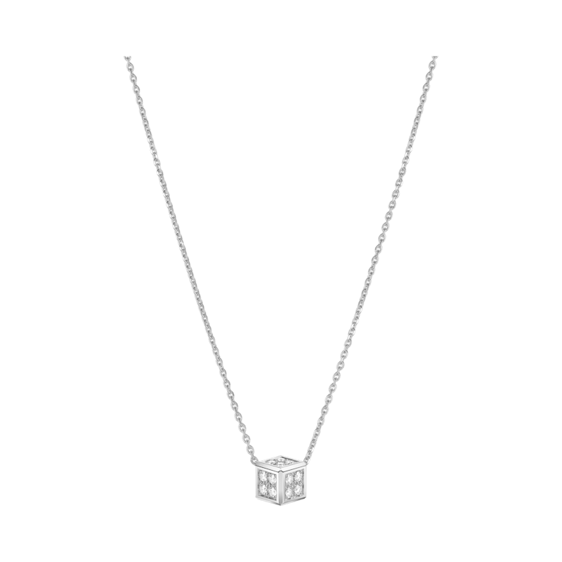 Chopard - Collier Diamant Ice Cube Be Cube 81A661-1001 Vue de face