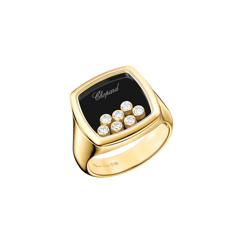 Chopard - Bague Happy Diamonds Heritage @82A210-0000 Vue 3/4
