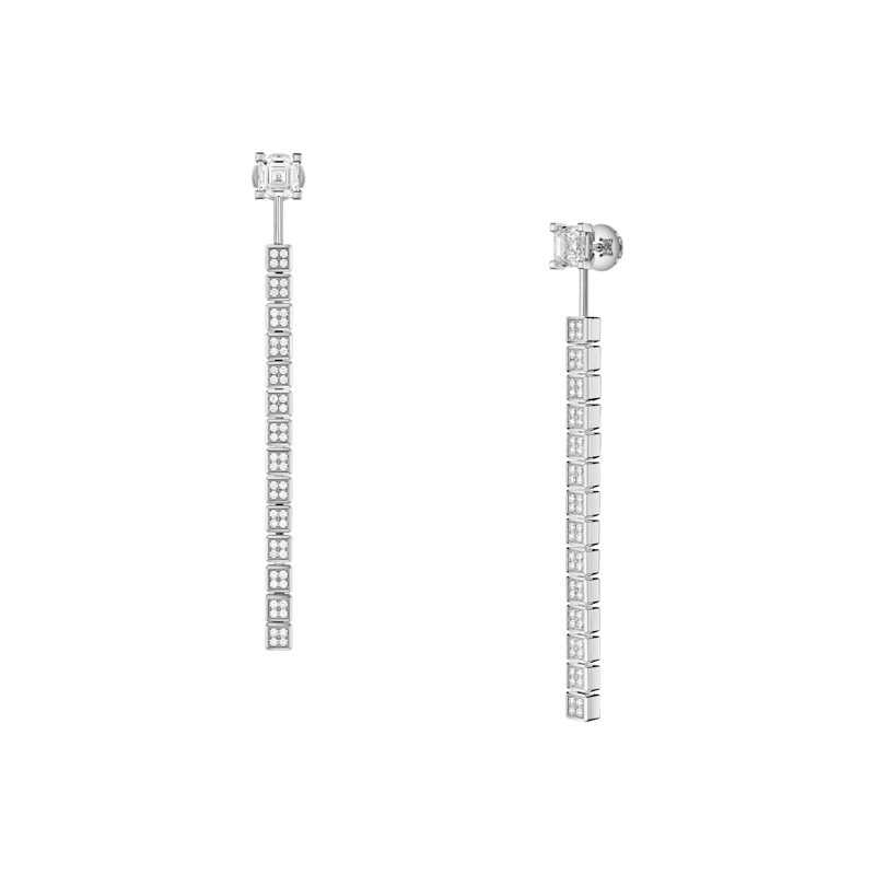 Chopard ダイヤモンド イヤリング アイスキューブ 830243-1001 3/4ビュー