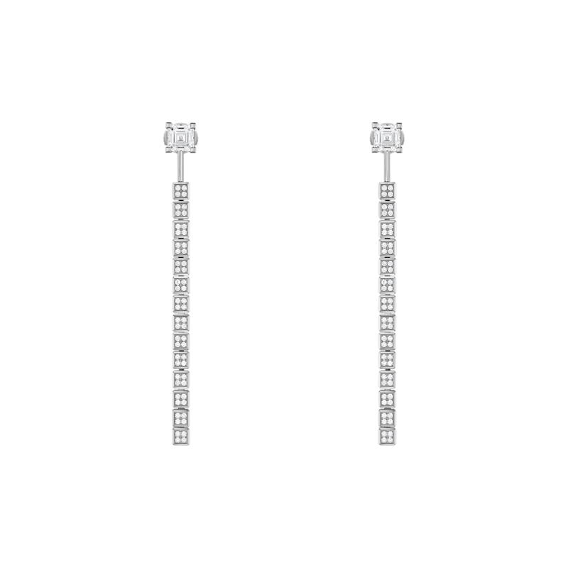 Chopard ダイヤモンド イヤリング アイスキューブ 830243-1001 側面ビュー