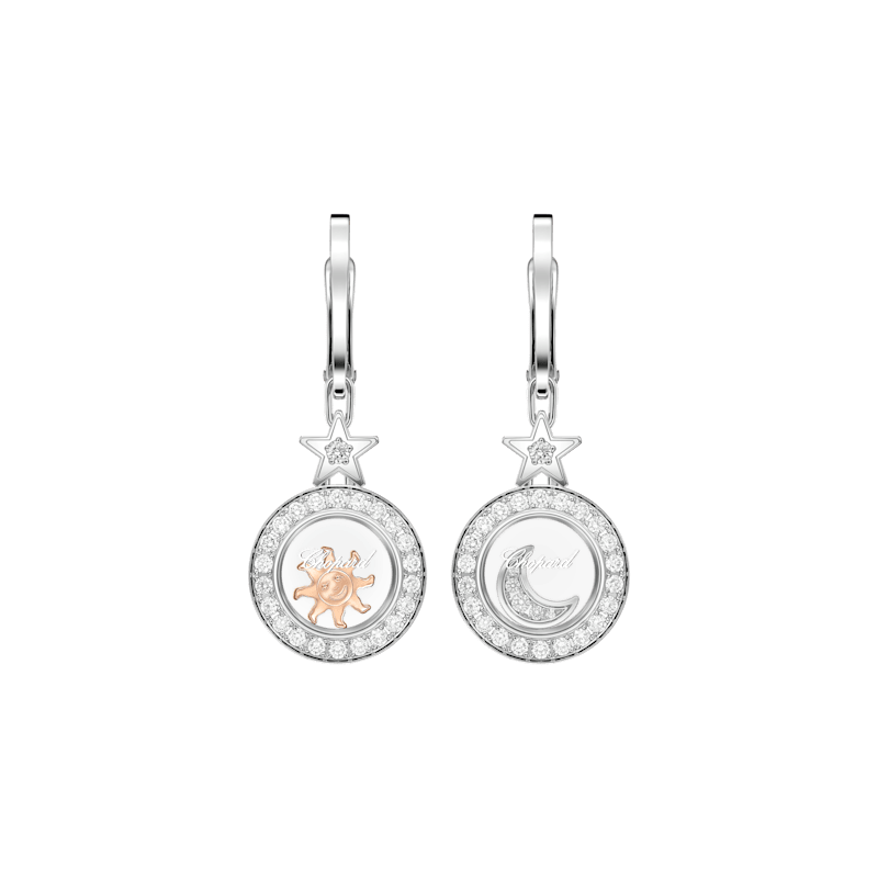 شوبارد Earrings ألماس  Happy Diamonds Icons 839434-1401 منظور جانبي