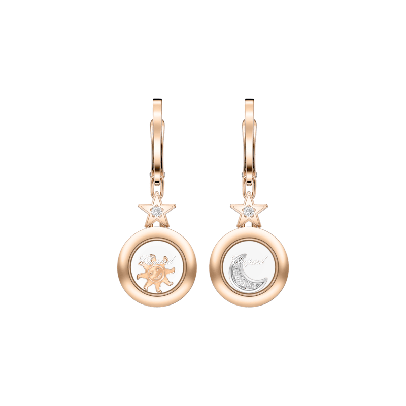 شوبارد أقراط ألماس  هابي دايموندز آيكونز 839434-5201 منظور جانبي