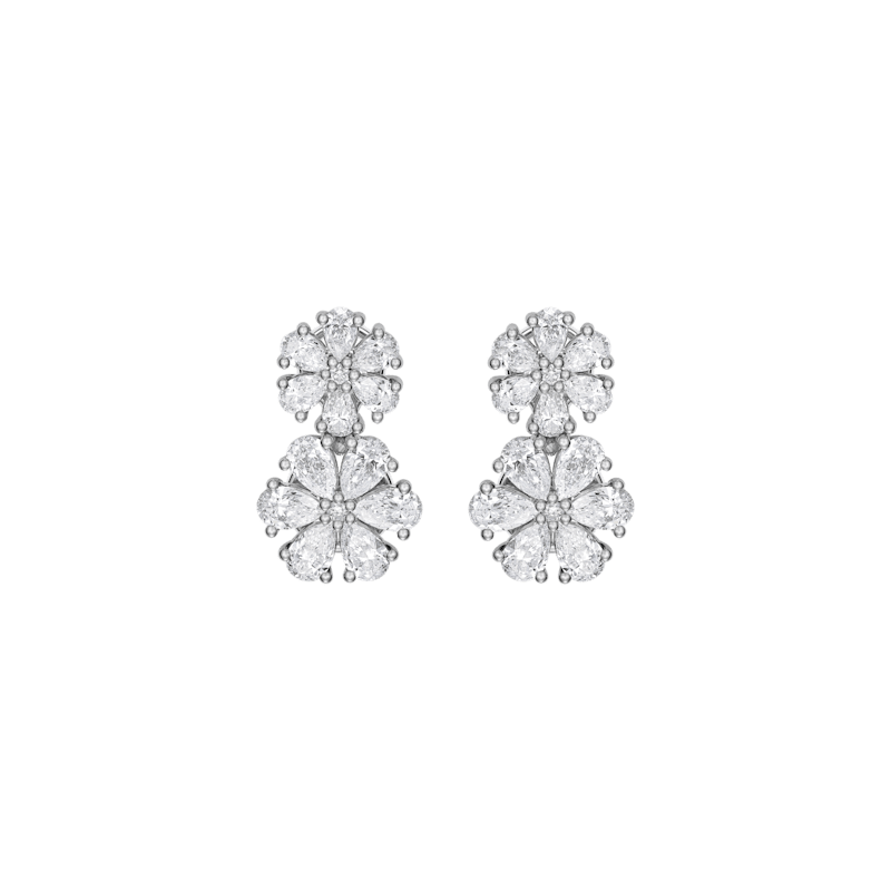 Chopard Diamond earrings L'Heure du Diamant 83A065-1101 side view