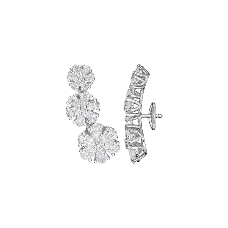 Chopard Diamond earrings L'Heure du Diamant 83A065-1201 front view