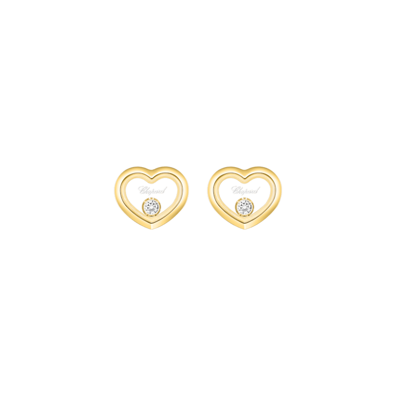 Chopard - Diamond Earrings Happy Diamonds Icons 83A192-0001   front view