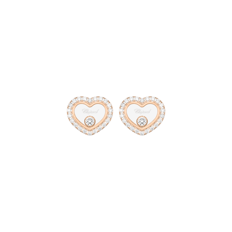 Chopard - 钻石 耳环 Happy Diamonds Icons 83A192-5201   正面视图