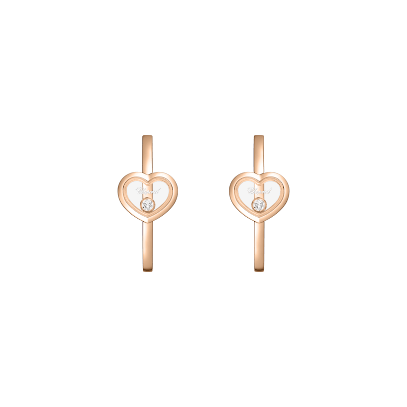 Chopard - 耳环 Happy Diamonds Icons 83A192-5301   正面视图