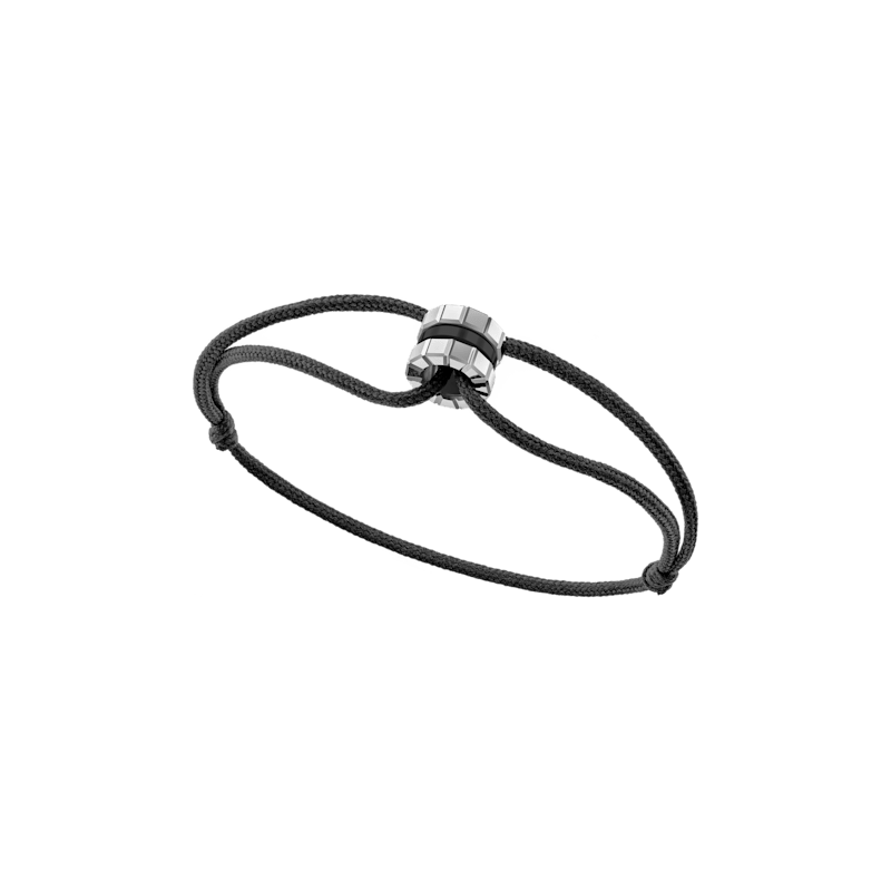 Chopard - Bracelet Ice Cube Black HyCeram&reg; Bracelet 857005-9002 Vue boucl&eacute;e avec la boucle