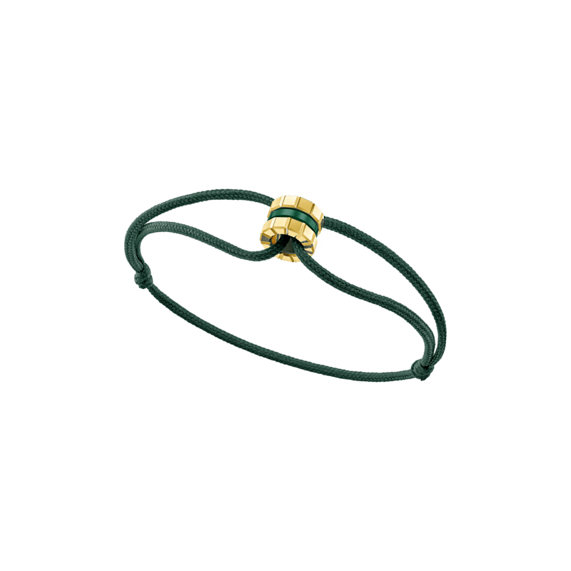 Chopard - Bracelet Ice Cube Green HyCeram&reg; Bracelet 857005-9003 fastened in a loop with the buckle view