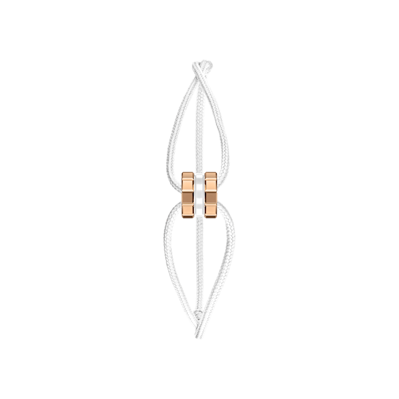 Chopard - Bracelet Ice Cube White HyCeram&reg; Bracelet 857005-9004      Vue lat&eacute;rale