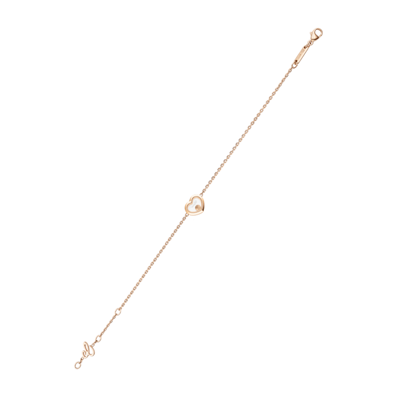 Chopard - Pulsera Diamantes Happy Diamonds Icons 85A192-5001   Vista trasera plana abierta