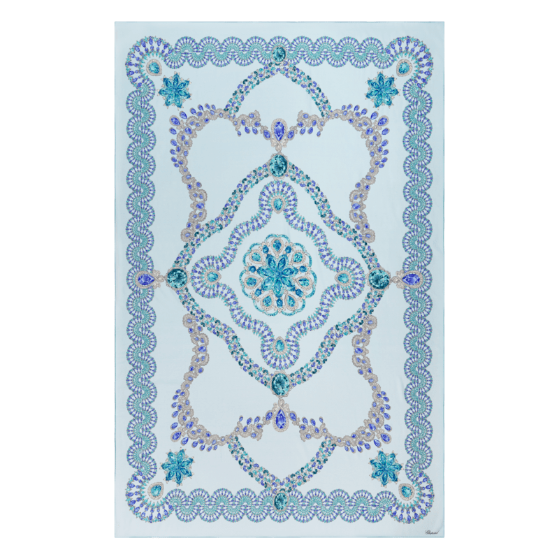 Bleu clair - 140&nbsp;* 200 cm &Eacute;tole vue &agrave; plat