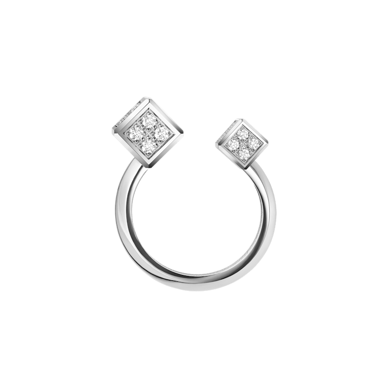 Chopard - خاتم ألماس آيس كيوب بي كيوب @82A661-1010   عرض جانبي