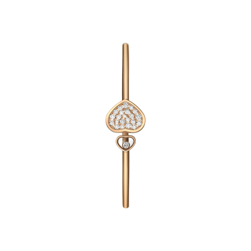 Chopard Diamond Bracelet Happy Hearts @857482-5900 front view