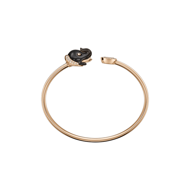 Chopard Diamond bracelet HAPPY DIAMONDS ELEPHANT @85A689-5200 side view