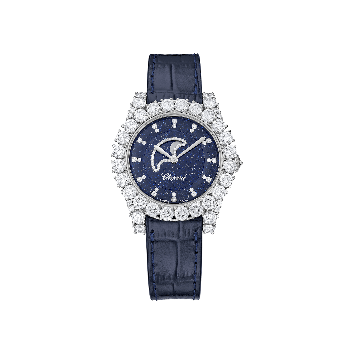 Chopard L'Heure du Diamant Women diamond watch FRONT