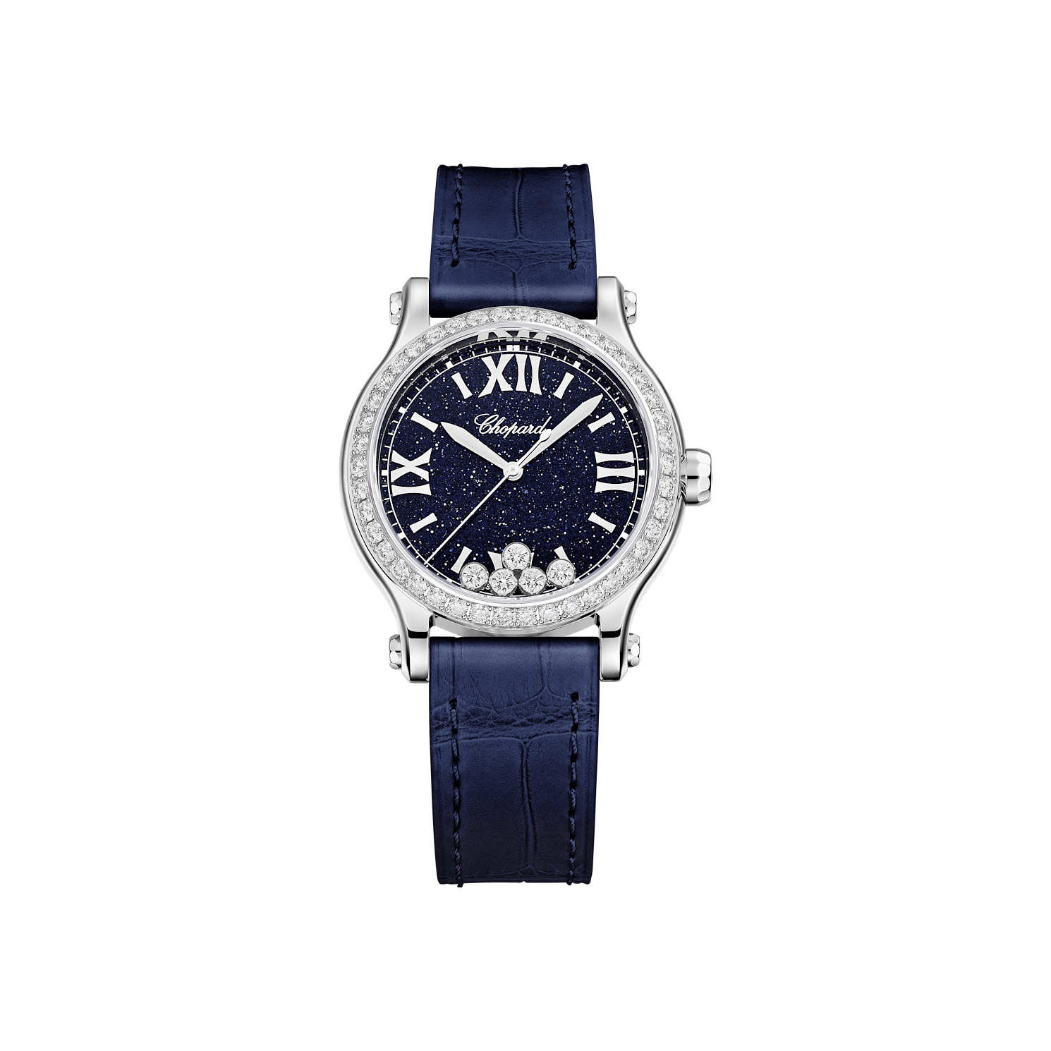Chopard Happy Sport Women diamond watch FRONT