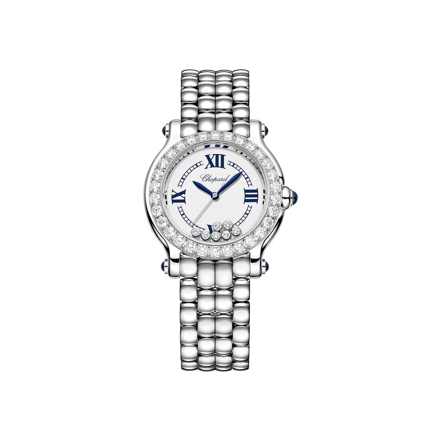EnlargeChopard Happy Sport Unisex Diamond Watch Front view