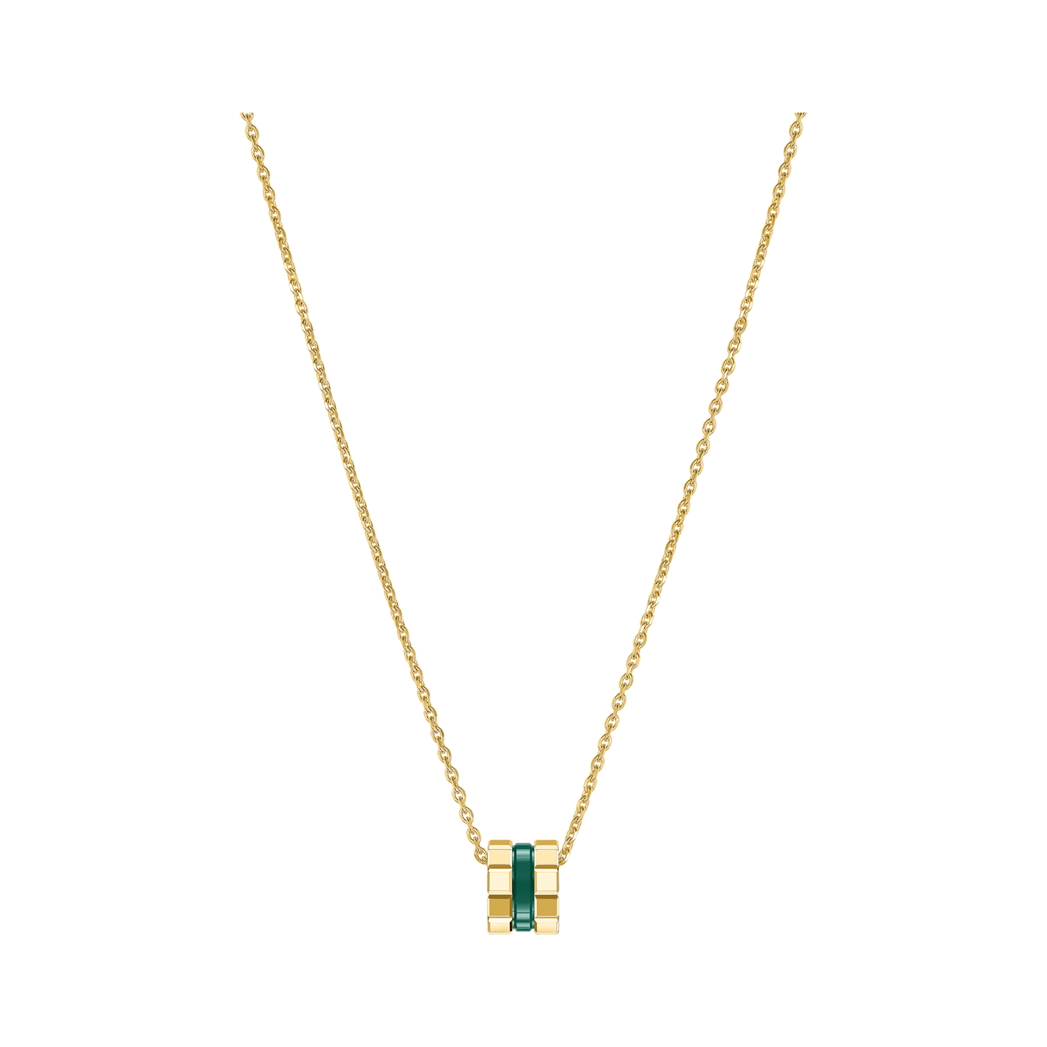 Chopard - Pendant Ice Cube Green HyCeram&reg; Pendant 797005-9003 front view