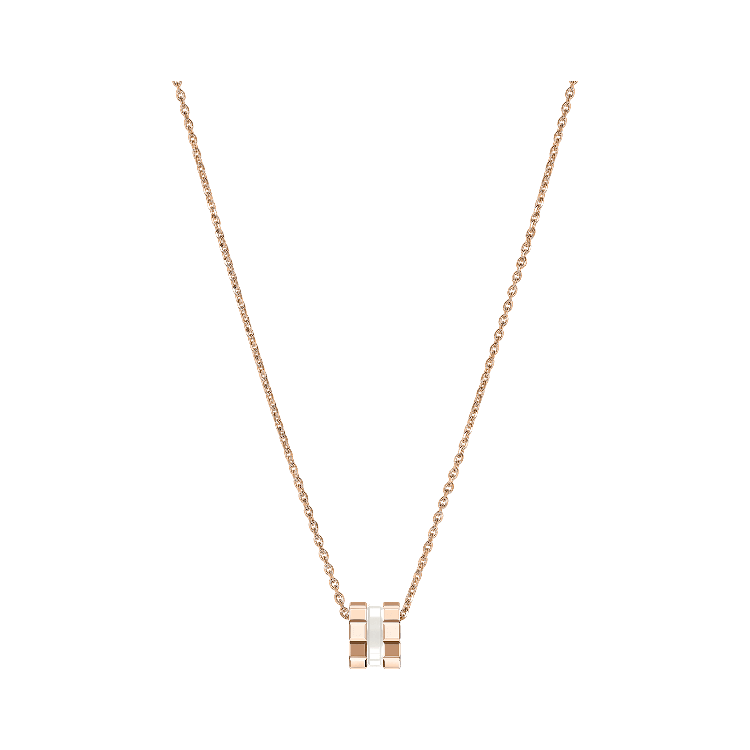 Chopard - Pendentif Ice Cube White HyCeram&reg; Pendant 797005-9004 Vue de face