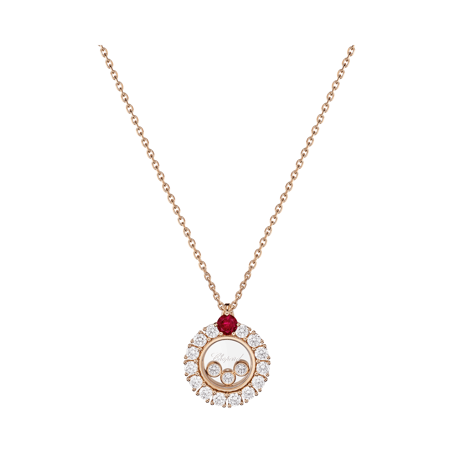 Chopard - 钻石 吊坠 Happy Diamonds Icons 79A608-5310 正面视图