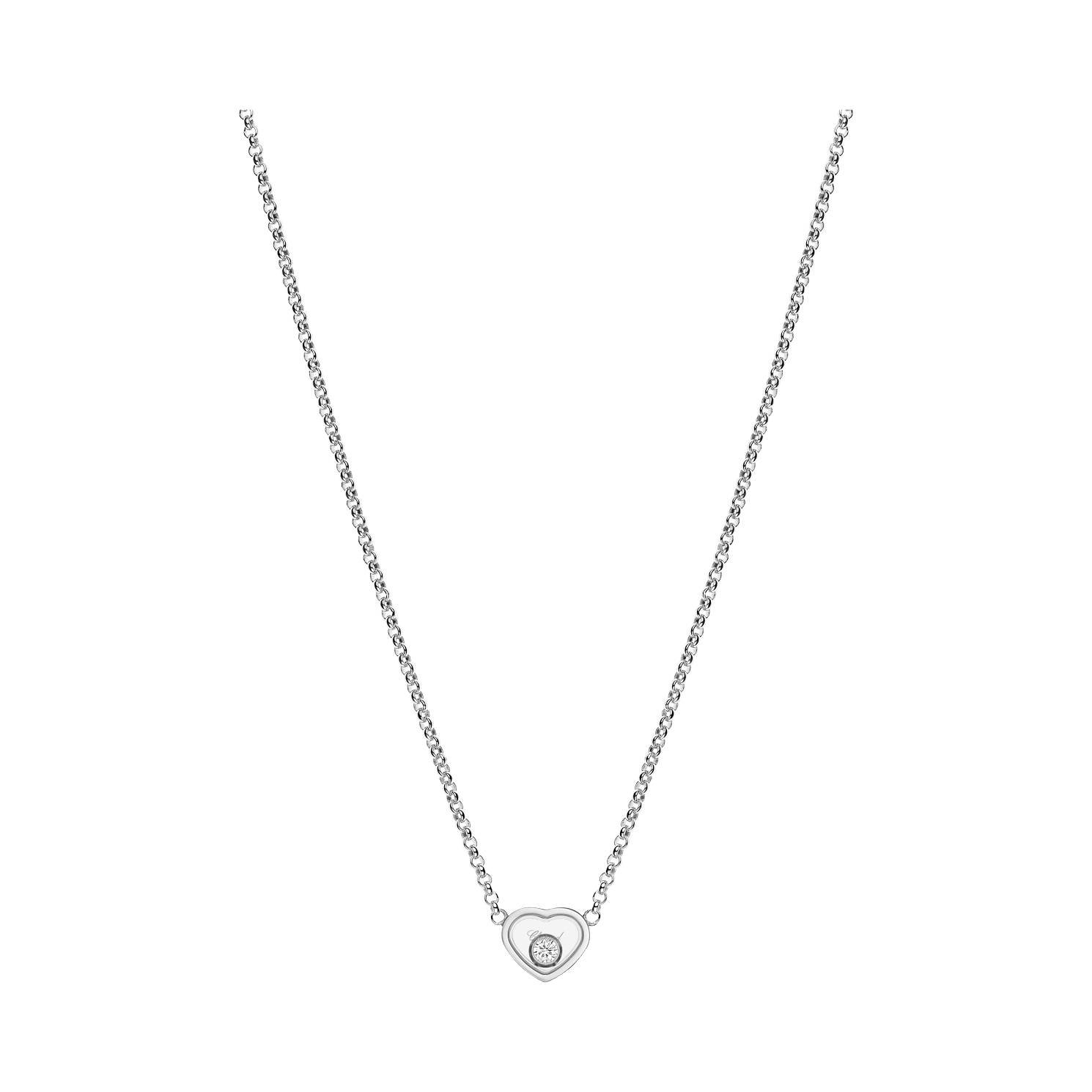 Chopard  necklace My Happy Hearts 81A086-1001 3/4 view