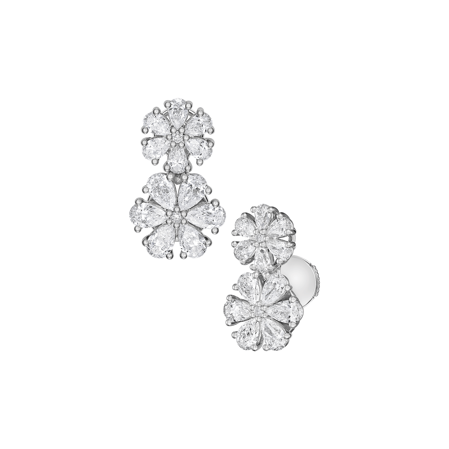 Chopard Diamond earrings L'Heure du Diamant 83A065-1101 3/4 view