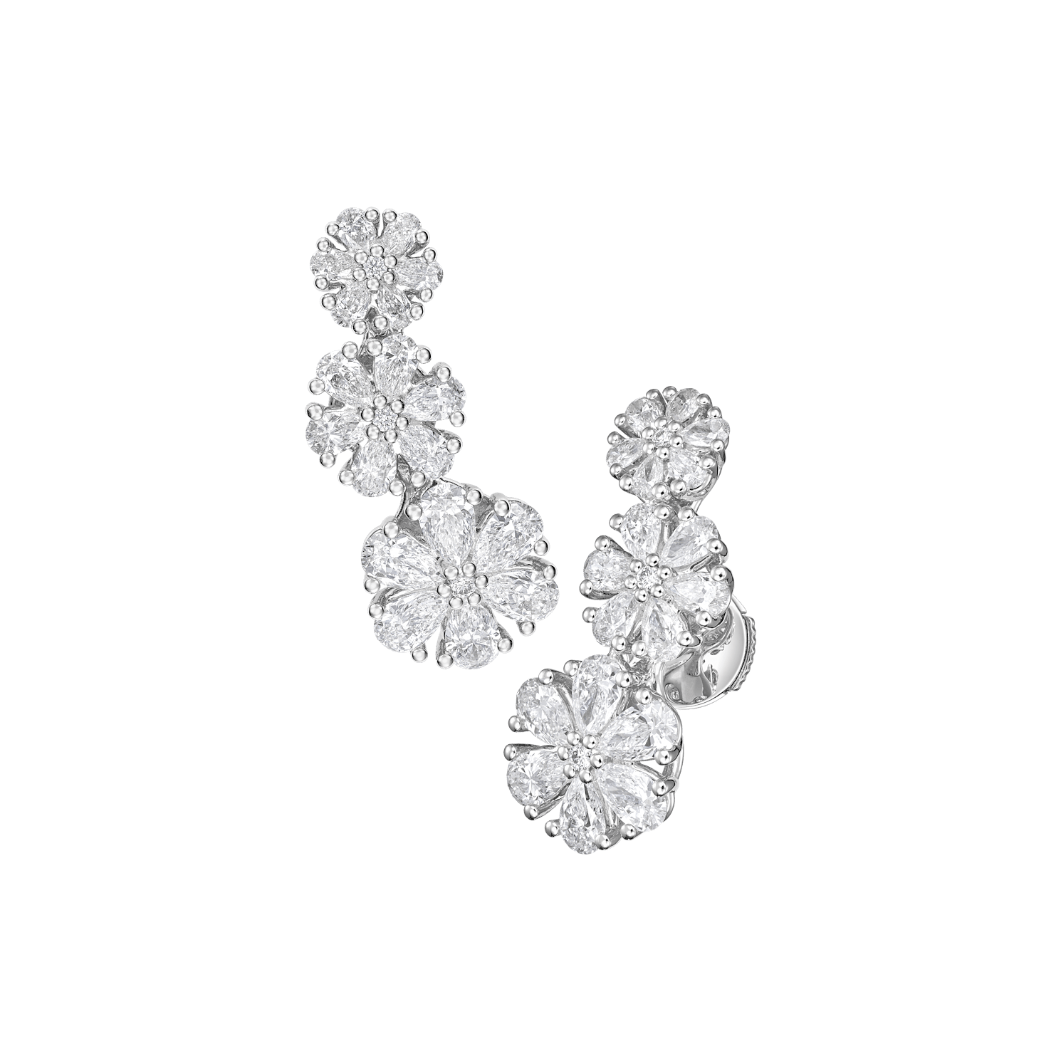 Chopard Diamond 耳环 L'Heure du Diamant 83A065-1201 3/4 view